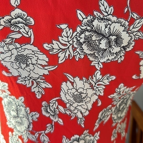 Free People Scarlet and Cream Floral Mini Dress - Picture 3 of 5